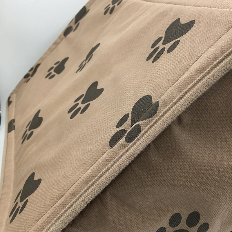 Foldable Pet House Bed