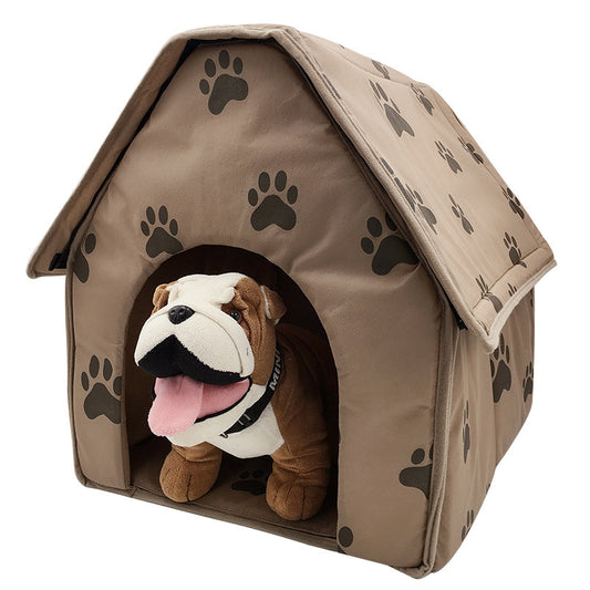 Foldable Pet House Bed