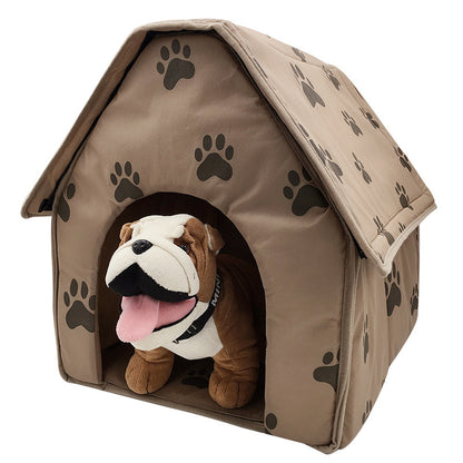 Foldable Pet House Bed